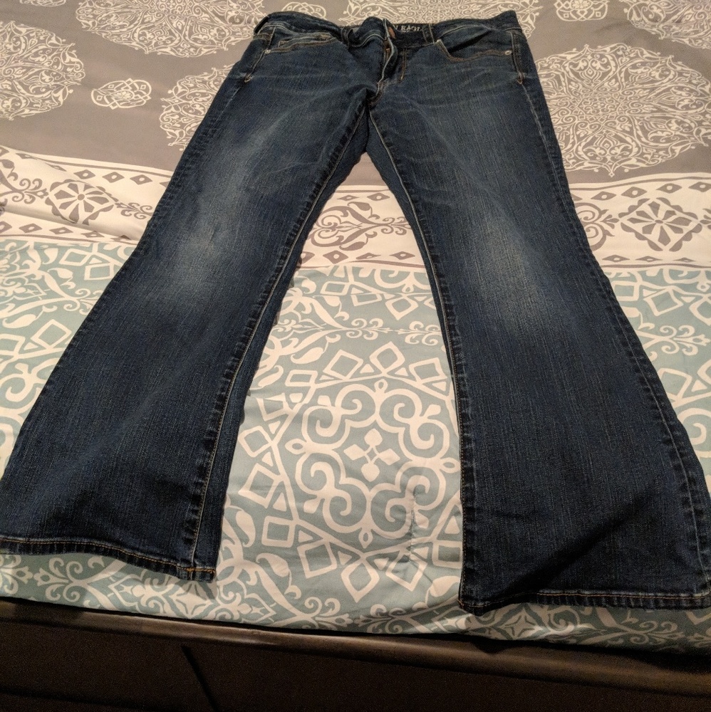 AE low rise bootcut jeans